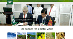 Desktop Screenshot of irri.org